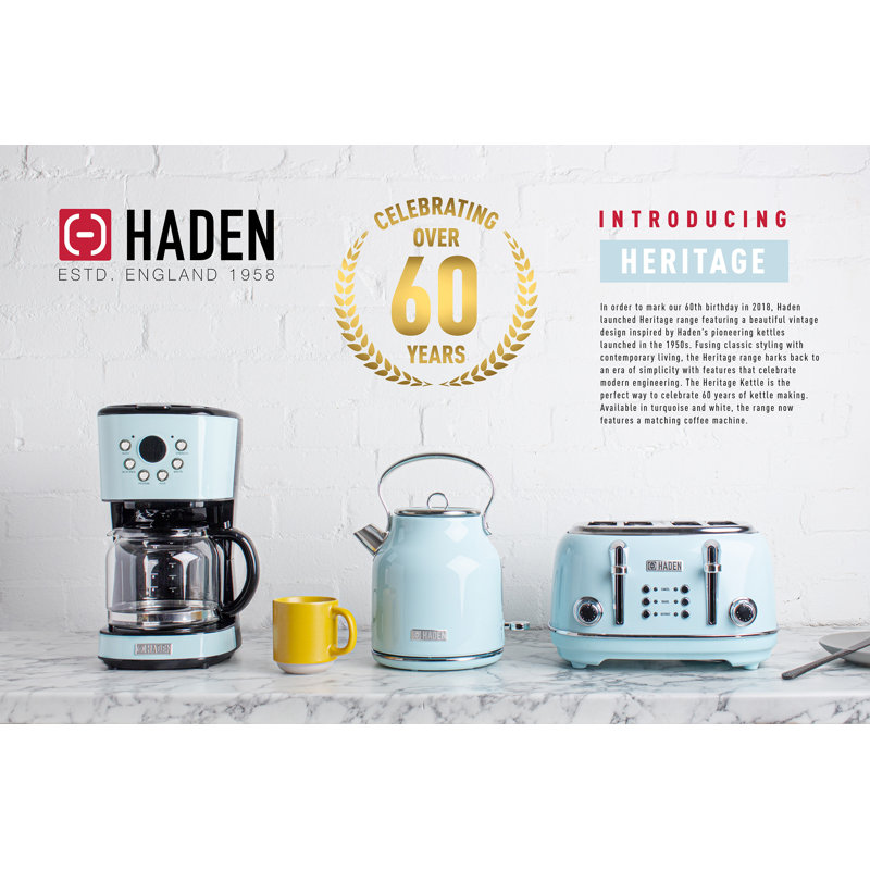 HADEN Modern 12Cup Programmable Coffee Maker With Strength Controls